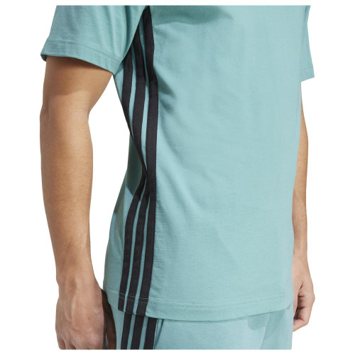 Adidas Ανδρική κοντομάνικη μπλούζα Essentials 3-Stripes Single Jersey Tee